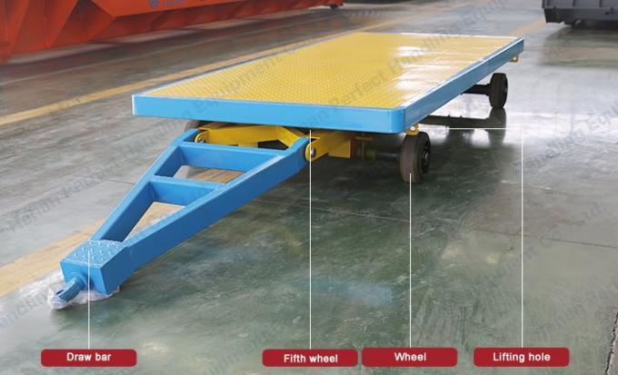 non-power towed flat transfer trolley