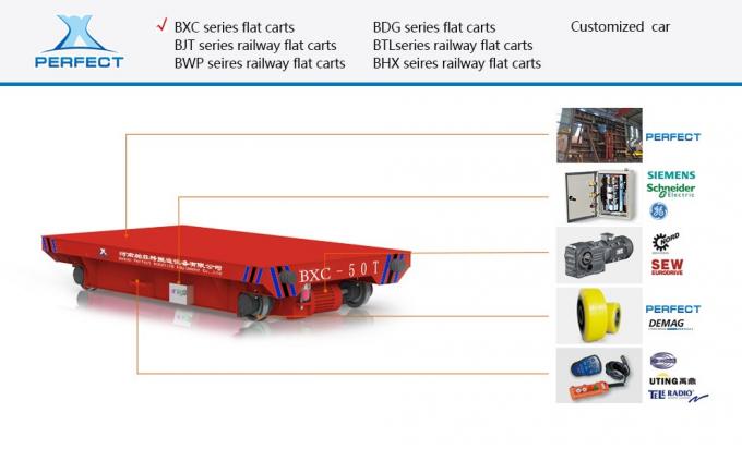 baterai dioperasikan platform transportasi koil mobil, kereta troli manual untuk mobil transportasi industri
