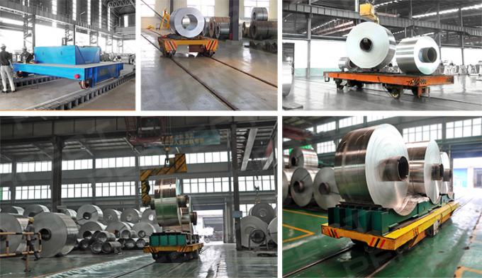 30t Industry Steel Welding Frame Coil Transfer Trolley digunakan Bahan Transportasi Populer