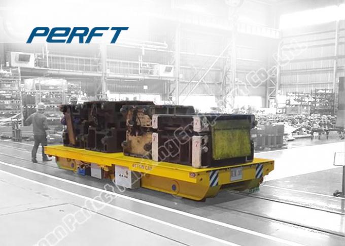 Die dan Mold Transfer Cart untuk transportasi produk pabrik dengan gerobak koil bermotor pada rel