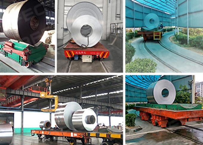 50 ton koil baja karbon rel kereta api untuk transportasi aluminium kumparan pada rel