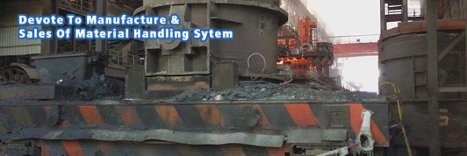 Tahan suhu tinggi baja ladel kereta keranjang transfer untuk baja dan pabrik besi