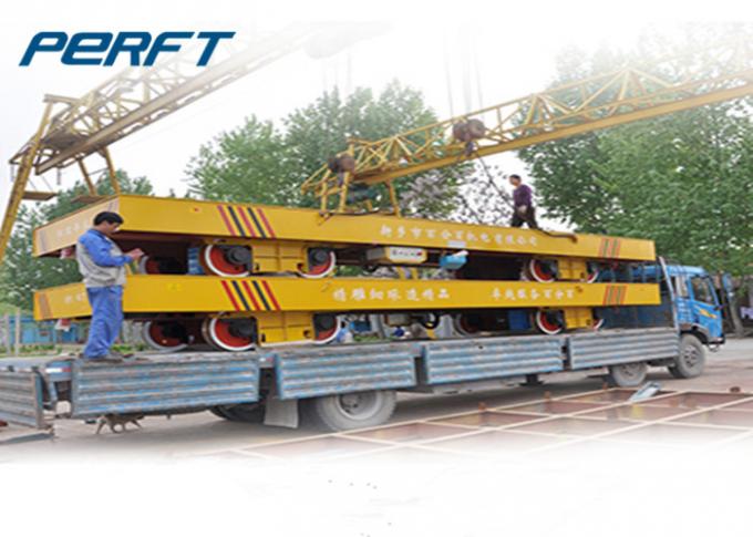 U-bentuk atau gulungan kabel rol bermotor bermotor coil transfer mobil di rel untuk transportasi kumparan aluminium kawat pabrik