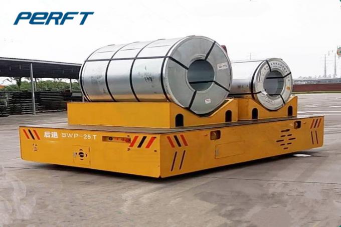 50 ton Rail Coil Transfer Car untuk Transportasi Steel Coils Factory