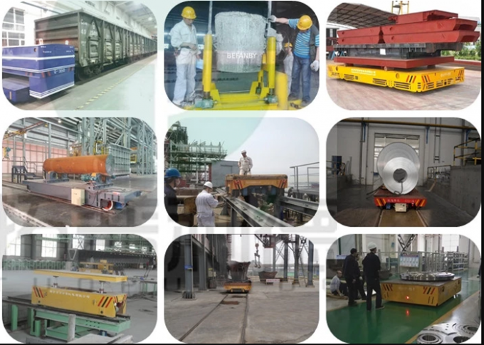 75 ton Hydraulic Lifting Cable Reel didukung industri Transfer Trolley