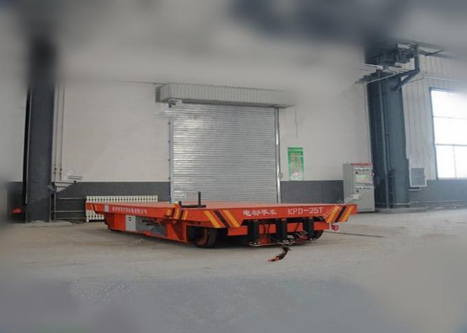25 T Cargo Freight Rail Dipandu Transfer Kendaraan untuk Transportasi Bahan Pabrik