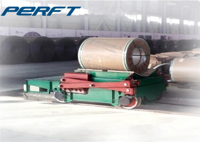 50 ton gunting hidrolik mengangkat coil rel transfer mobil untuk pabrik transportasi koil baja