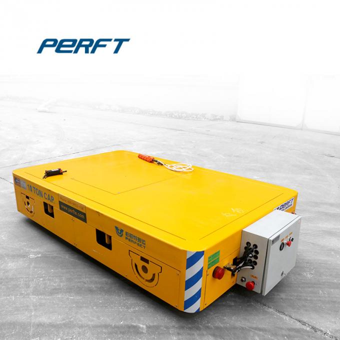 baterai dioperasikan platform 10 ton transportasi berputar tidur datar keranjang gratis untuk lokakarya straddle carrier