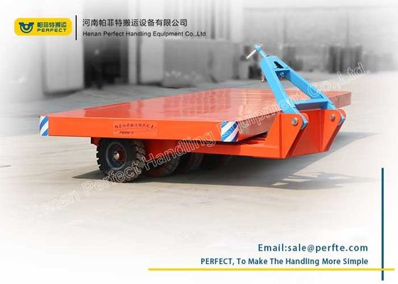 Cargo Transfer Heavy Duty Flatbed Trailer Flexible Working For Small Space