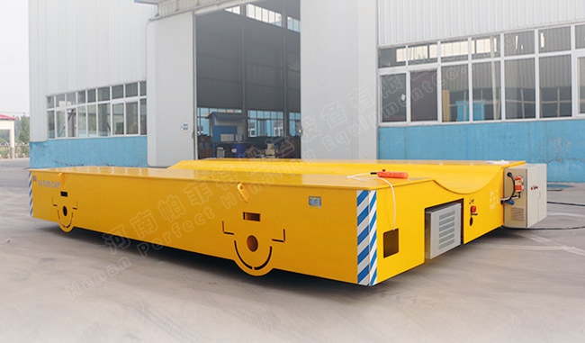 50 ton Trolley Transfer Bermotor Disesuaikan dengan Steel Coils Caption Foundry