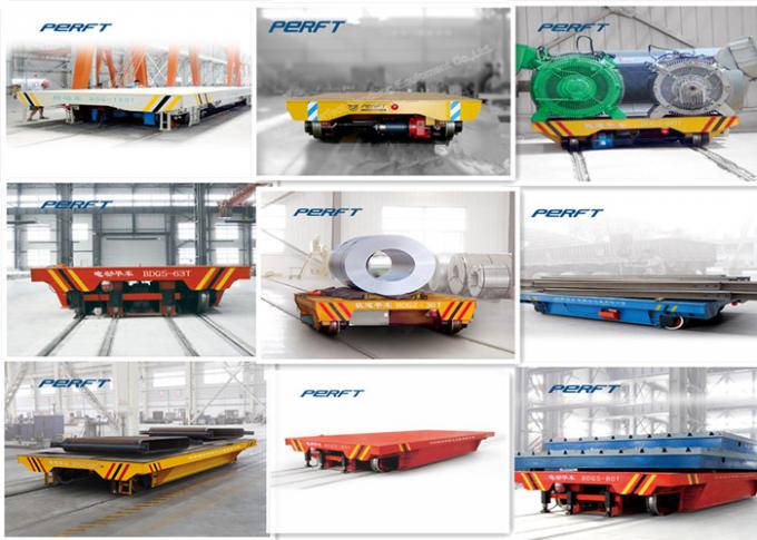 80 ton rel kereta api tugas berat Rail Transfer Cart untuk penanganan material industri