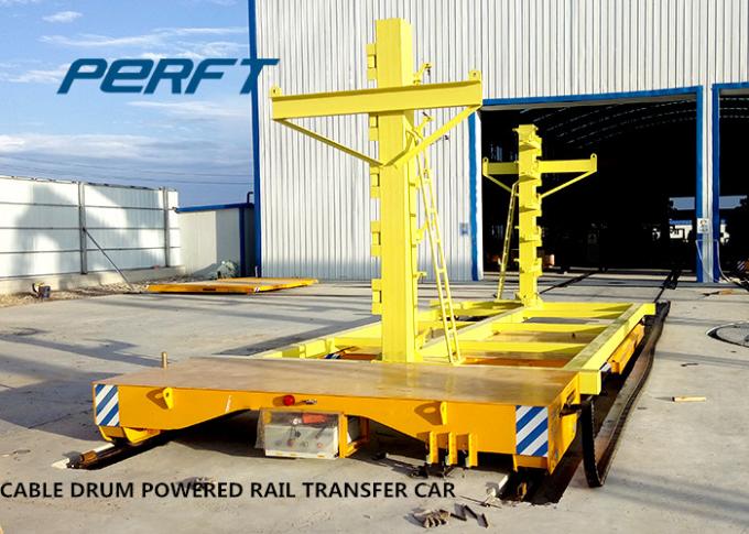cable drum powered transfer trolley system cable drum powered Material Transfer Cart